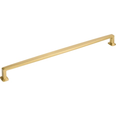 Jeffrey Alexander 305 mm CentertoCenter Brushed Gold Richard Cabinet Pull, PR 171-305BG